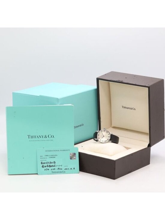 Tiffany & Co with Atlas Dome Quartz Date Silver Dial Watch main image 5